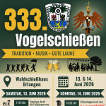 Einladung zum 333. Vogelschiessen am 13. & 14. Juni 2026 